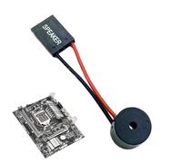 Buzzer Mini Plug - PC Motherboard Buzzer, Electronic Motherboard | Computer Repair Tool for Industrial Security System Control Applications,