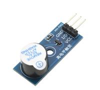 Buzzer Module 3 Pin Control Board, B | 3.3 to 5V Controller Circuit Alert, Controller Circuit Input Output Wiring, Sound Alert Cues for Maker Projects
