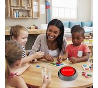 Buzzers For Quizzes - Learning Minds Ansswer Buzzers, Answer Buuzzers For Classroom | Answering Device Light Fun Bullshit Decorative Buttons For Kids, Funny, Adults, All Ages, Desk Toy, Teens