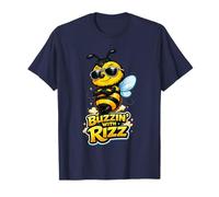 Buzzin’ with Rizz Cool Bee Pollinator Boy Design T-Shirt