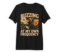 Buzzing At My Own Frequency Bee Nature Premium T-Shirt