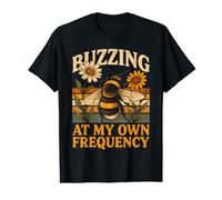 Buzzing At My Own Frequency Bee Nature Value Graphic T-Shirt
