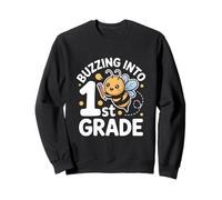 Buzzing Into 1st Grade Cute Bee Back To School Sweatshirt