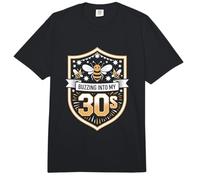 Buzzing Into My 30s - Funny 30th Birthday Bee Lover Comfort Colors Adult Heavyweight T-Shirt