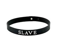 BuzzPinky Sexy Sub Silicone Adjustable Fetish Collar (Slave)