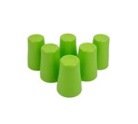 Buzztrove Reusable Unbreakable Plastic Cups Durable Plastic Drinking Cups Tumblers Set for Kitchen Outdoor Parties Picnics BBQ’s Travels Dishwasher & Microwave Safe (Set of 6) (300ml, Green)