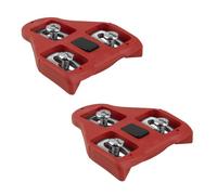 BV Bike Cleats Compatible with Look Delta (9 Degree Float) - Indoor Cycling & Road Bike Bicycle Cleat Set