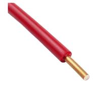 BV-Red Solid Copper Wire Electric Cable PVC Single Core Hard Concealed Wiring Power Supply Cord 18 14 12 10 AWG(BV-Red30m,18 AWG)