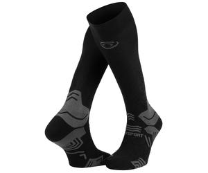 BV Sport - Compression socks - Trek Compression GR Noir/Gris for Men - Size S+ - Black Black S+