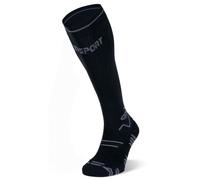 BV Sport Compression Socks - Trail Compression - Ultra Marathon Training - Men S+ Black/Grey