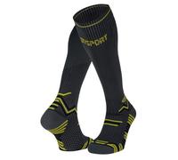 BV sport Trail Compression socks (grey/yellow)