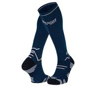 BV Sport - Compression socks - Chaussette Trail Compression Noir/Gris for Men - Size S+ - Black Black