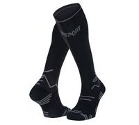 BV Sport - Compression socks - Chaussette Trail Compression Noir/Gris for Men - Size S+ - Black Black