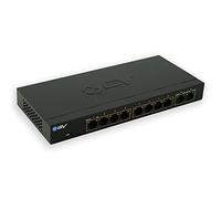 BV-Tech 10 Port PoE+ Gigabit Switch (8 PoE+ Gigabit Ports with 2 Gigabit Uplink) - 96W - 802.3af/at, Made in Taiwan, NDAA Compliant