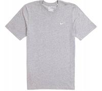 BV0507-063 Nike Grey Embroidered Logo Cotton T-Shirt Mens Casual