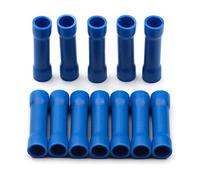 BV1.25 BV2.5 BV5.5 Insulated Crimp Terminals Electrical Wire Cable Crimping Terminal Connector Set Assortment Kit(Blu,100pcs)