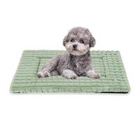 BVAGSS Dog Bed Washable Crate Mattress,Anti-Slip Crate Pad, Memory Foam Dog Beds, Soft Warm Pet Cushion for Small Medium Dogs, Calming Fluffy Sleeping Kennel Bed Pad XH082 (60x45cm,Green)