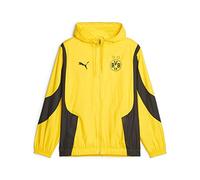 BVB Borussia Dortmund Official Prematch Woven Anthem Jacket Unisex Puma Jacket L