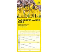 BVB Familienplaner 2026: Der Kalender für Fußball-Familien: Terminplaner mit 5 Spalten und den Stars des BVB. Ein Familien-Kalender mit viel Platz für Notizen.