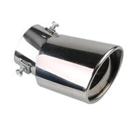 BVCFRDQ Exhaust Tail Pipe, for Ford MK2 Mustang Edge C-Max Exhaust Muffler Tip Pipe Car Rear Tail Throat Muffler Single Outlet End Tailpipe Tube,E