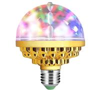 BVCL E27 disco bulb, 6W 360° Rotating RGB LED party lighting mood light party decoration for birthday party wedding party Christmas Halloween