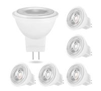 BVCL GU4 MR11 LED Lamps 3W 360lm Replaces 20W 40W Halogen Non-dimmable 20,000h lifespan 6-Pack(Warm White 3000K)