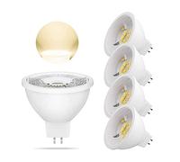 BVCL MR16 GU5.3 LED Lamp, 7W Dimmable Spotlight, 650Lm Bulb,7W Replaces 70W MR16 Halogen Light Bulb, AC/DC 190-260V Flicker Free Spotlight, 5Pack (Color : Natural white)