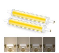 BVCL R7S LED 118mm Dimmable, 7.7W 220-240V Natural White 4000K 850LM R7S LED Bulbs, Equivalent for 100W J118 R7S Halogen Bulbs, No Flicker, 2PCS