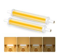 BVCL R7S LED 118mm Dimmable, 7.7W 220-240V Warm White 3000K 850LM R7S LED Bulbs, Equivalent for 100W J118 R7S Halogen Bulbs, No Flicker, 2PCS