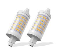 BVCL R7S LED 78mm, 10W R7S LED Bulb 1000LM AC 220-240V Non-dimmable No Flickering, Equivalent for 100W J78 R7S Halogen Lamps (Color : Warm White 3000K, Size : 10W 78mm 2pcs)