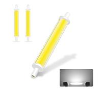 BVCL R7S LED Bulbs 118mm, dimmable, 7.7w Equivalent to 60W Halogen Bulb, AC220V 850lm, No Flicker, COB flip Technology, Low Temperature Operation