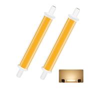 BVCL R7S LED Lamps 118mm Dimmable 7.7W Lamps Replacement for 90W Halogen Lamp Bulb 850lm Flicker-Free 360° CE/TÜV(Warm White 2700K,2pcs)