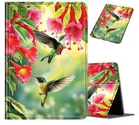 BVCLKJPOI Fire HD 8 Tablet Case 2024/2022/2020 (12th/10th Gen) - Slim PU Leather Folio Cover with Auto Wake Sleep, Strong Durable Shockproof Stand Case for Fire HD 8 Plus, Hummingbird 1