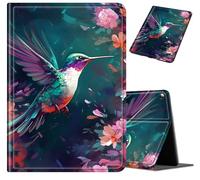 BVCLKJPOI Fire HD 8 Tablet Case 2024/2022/2020 (12th/10th Gen) - Slim PU Leather Folio Cover with Auto Wake Sleep, Strong Durable Shockproof Stand Case for Fire HD 8 Plus, Hummingbird 3