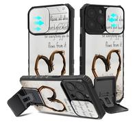 BVCLKJPOI for iPhone 16 Pro Max Case with Camera Cover & Kickstand, Hybrid Hard PC Back with Soft TPU Shockproof Slim Bumper Protective Case for iPhone 16 Pro Max 6.9 Inch, Proverbs 4:23