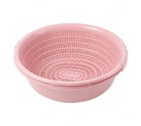 Bvdfgk Kitchen Vegetable Basket Large Oval Colander Draining Bowl Nesting Design Firm Handles Space-Saving Structure Suitable for Family Meals Meal prepping, Lavender, Lavender
