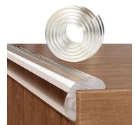 BVDHASDBT Edge Protector Strip Clear - Child Safety Bumper Strip, For Glass Table,Furniture,Fireplace Roving Cove, Extra Thick,Furniture Corner Edge Safety Bumpers(Thick 10mm,4M)