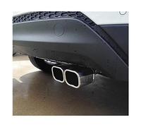 BVDOUE Car Glossy Stainless Steel End Pipes Tail Pipe Exhaust Tip Trims, for Hyundai Tucson 2015 2016 2017 2018 73MM Decorative Accessories