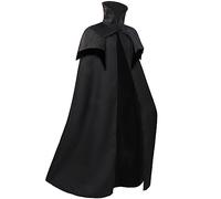 BVEBJDX Stand Collar Witch Cloak Men Women Halloween Cosplay Costumes UK Clearance Wizard Cape Vintage Medieval Knight Cloak Coat Gothic Shawl Collar Long Robe Unisex Vintage Victorian Fancy Dress