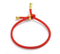 BVFRA Woven Bracelet,Fashion Punk Adjustable Hand-Knitted Orange Bracelets Lightweight Friendship For Men Women Kids