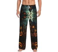 bvgweet Halloween Horror Print Cozy Lounge Pants For Home Men'S Pajama Bottoms Soft Sleep Pants For Men With Pockets