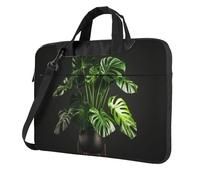 bvgweet Monstera Deliciosa Banana Palm Print Laptop Briefcase Bag Laptop Shoulder Sleeve Bag Computer Bags For 13/14/15.6 Inch