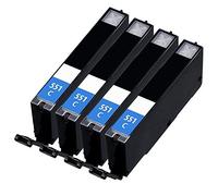 BVH Direct 4 Cyan (Blue) Compatible with Canon CLI-551C Printer Ink Cartridge for Canon Pixma iP7250, iP8750, iX6850, MG5450, MG5550, MG5650, MG6350, MG6450, MG6650, MG7150, MG7550, MX725, MX925