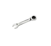 BVHISEHP 6-19mm Stubby 72 Tooth Reversible Ratchet Combination Spanner Repair Wrench(9mm)