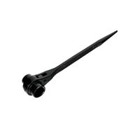 BVHISEHP Pointed Tail Bi-Directional Ratchet Spanner Multi-Function Repair Tool(27 30 Black)