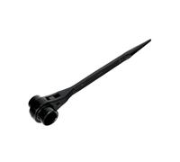BVHISEHP Pointed Tail Bi-Directional Ratchet Spanner Multi-Function Repair Tool(30 32 Black)
