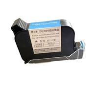 Bvhklxseb Printer Cartridge JS21 Compatible White Yellow Quick Fast Dry Eco Solvent Ink Cartridge For 12.7mm Handheld Inkjet Printers Printer Accessories(1 white)