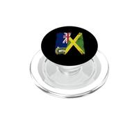 BVI Jamaica Flag British Islands Jamaica PopSockets PopGrip for MagSafe