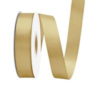 BVIEAKD 1 inch Wide 50 Yards Double Face Gold Satin Ribbon for Gift Wrapping Weddings Decoration Bouquet Balloons Arts Craft Sewing Hair Bow Invitation