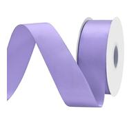 BVIEAKD 40mm Wide 45m Double Face Light Purple Satin Ribbon Fabric Ribbon for Gift Wrapping Very Suitable for Weddings Decoration Bouquet Sewing Invitation Party & Home Decor